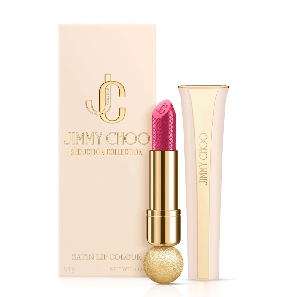New! 💋💄Jimmy Choo Pink Satin Lip Colour in 006 Oh My Pink!